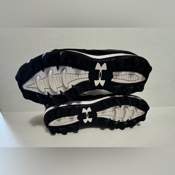 Under Armour Mens Hammer |I Mid Football Click- Cleats Black / White main image 2